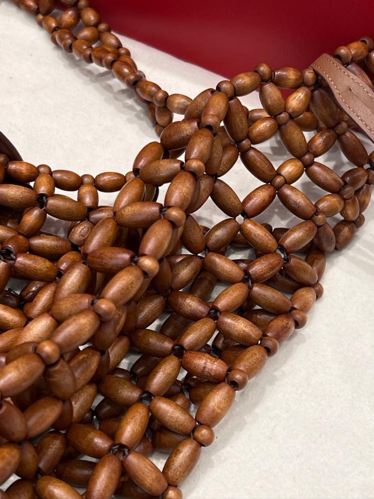 شنطة سان لوران Wooden Beads Saint Laurent