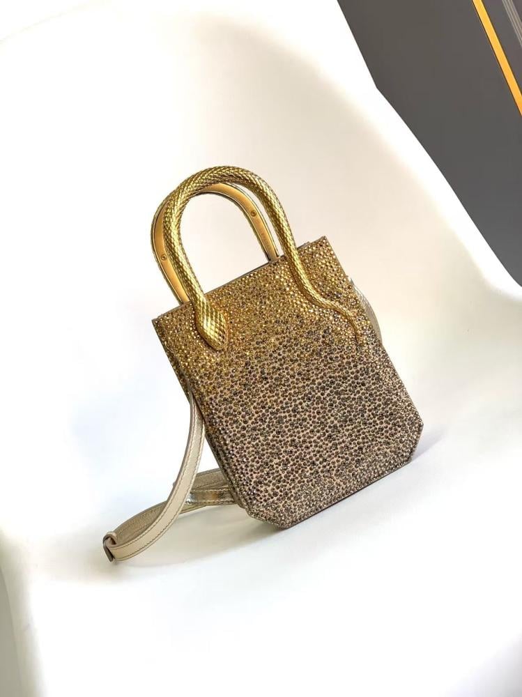 شنطة بولغاري Serpentine مقاس 13cm
