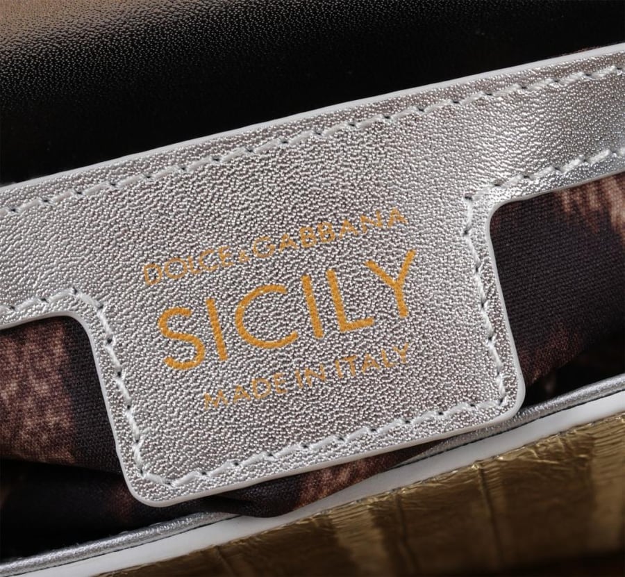 . شنطة دولتشي اند غابانا  Small Sicily handbag