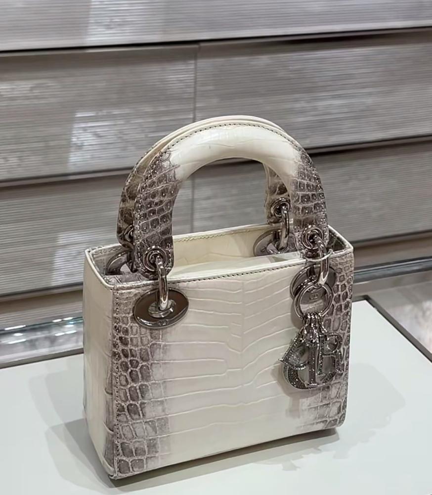 شنطة ديور Crocodile leather مقاس 17cm