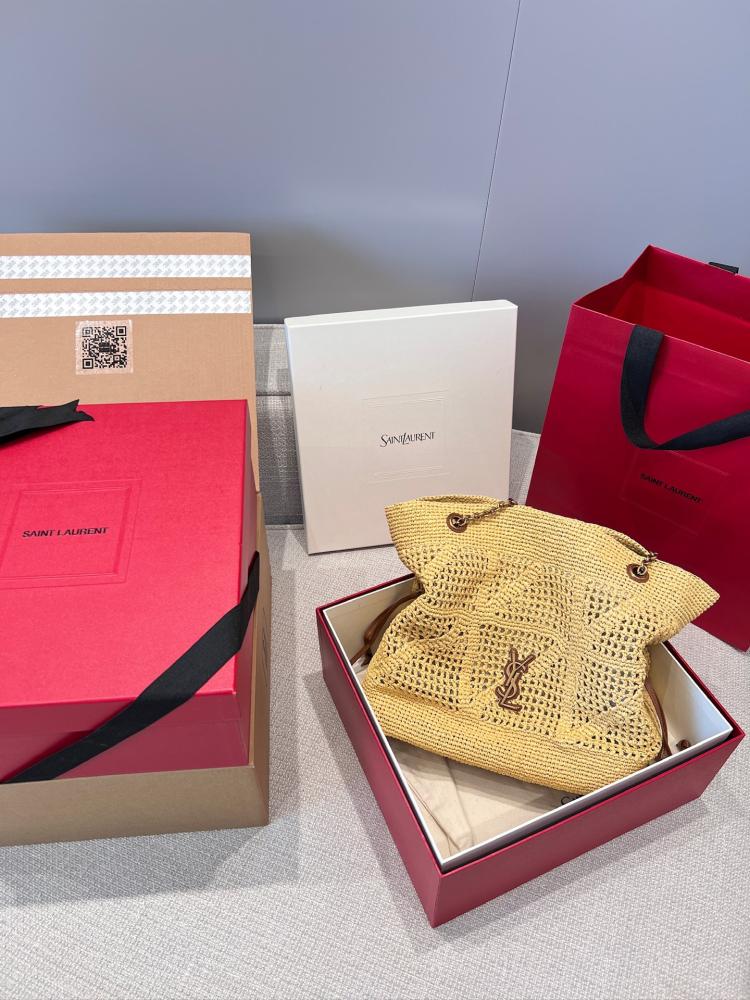 شنطة سان لوران Raffia Woven Saint Laurent