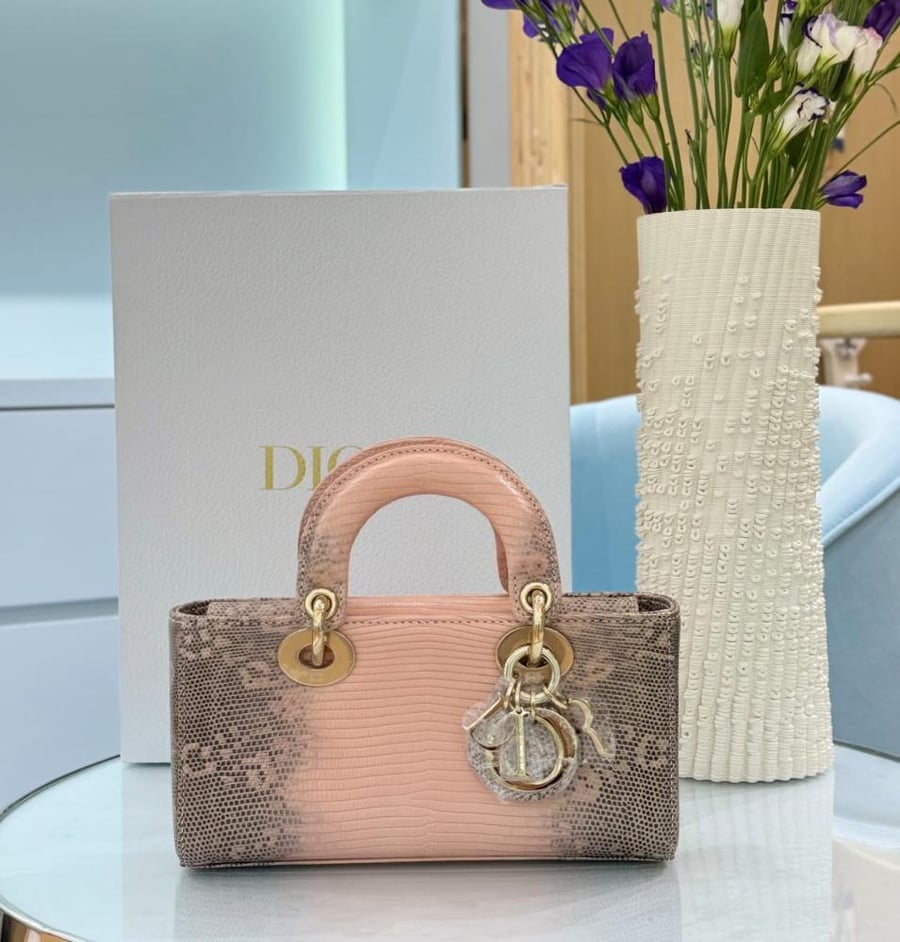 شنطة ديور Lizard Leather مقاس 22cm