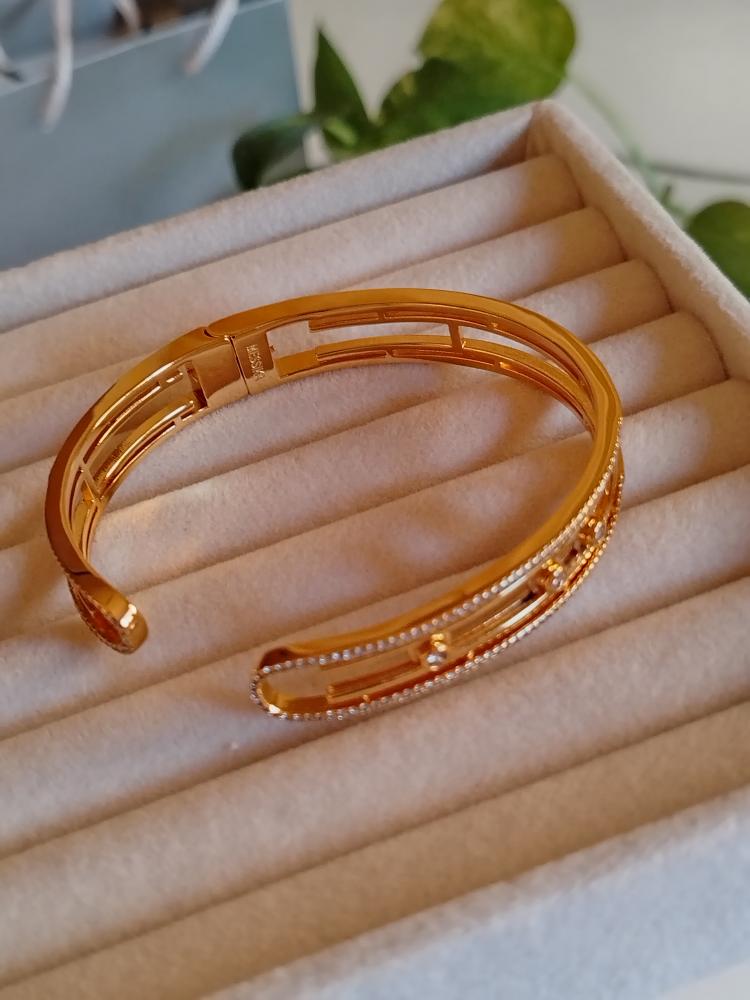 اسوارة ميسيكا ذهبي فصوص