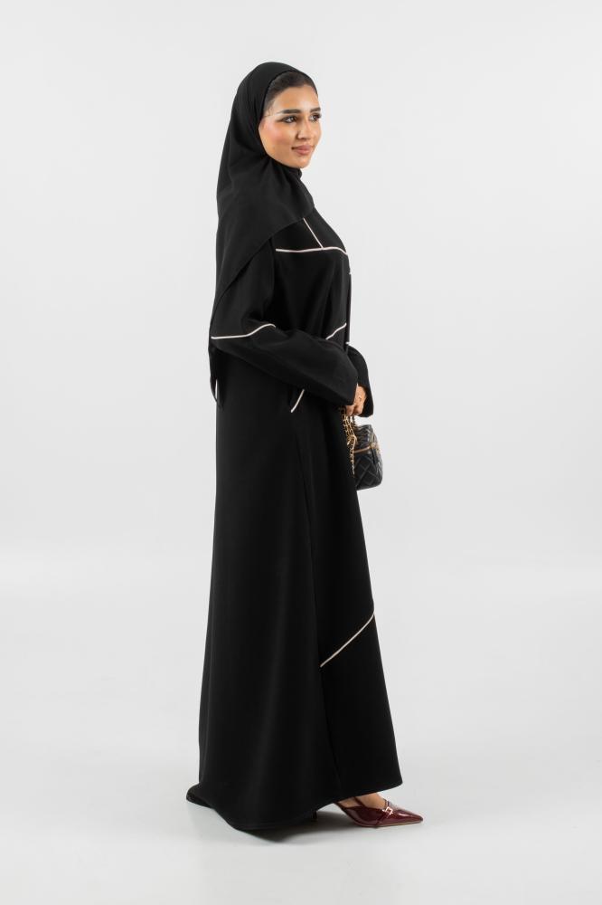 عباية لِين لاين – سراميك إندونيسي بقيطان أبيض