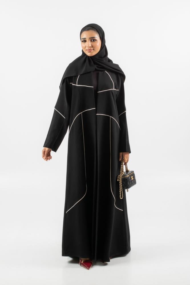 عباية لِين لاين – سراميك إندونيسي بقيطان أبيض