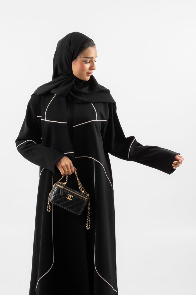 عباية لِين لاين – سراميك إندونيسي بقيطان أبيض
