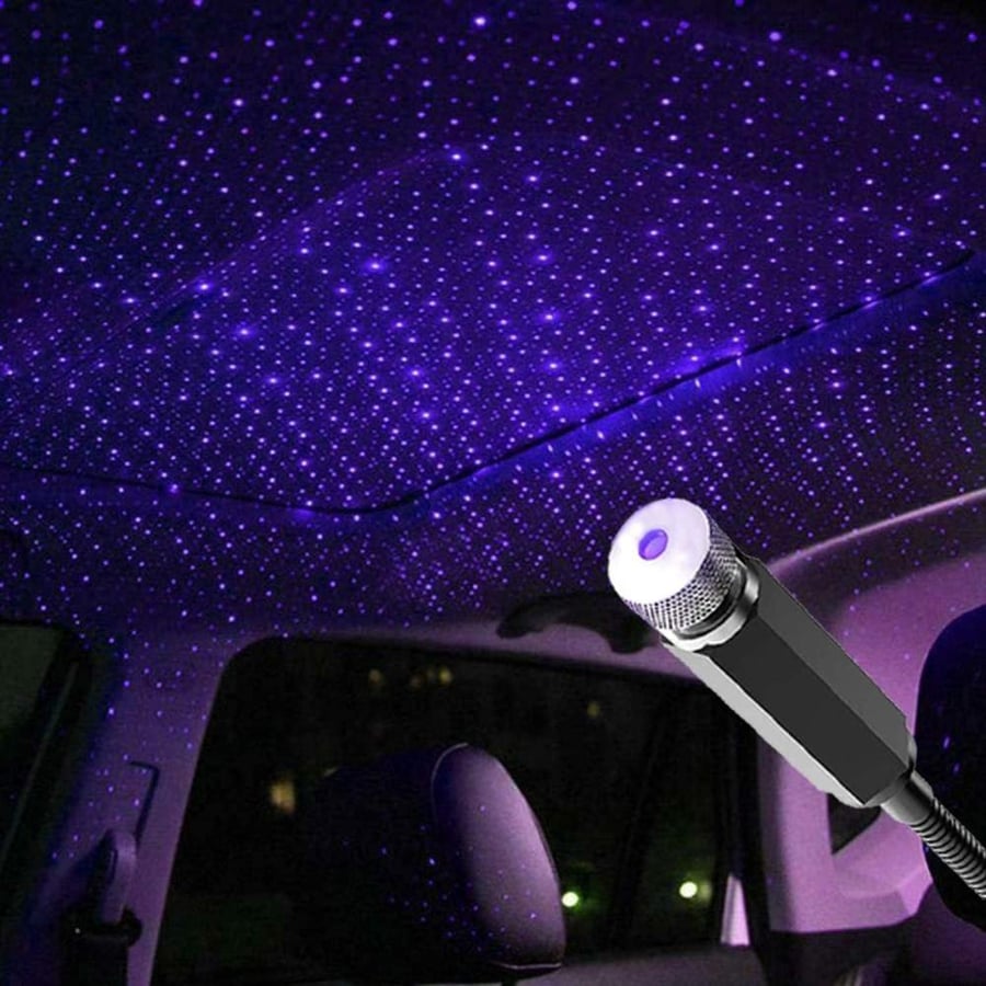 جهاز عرض نجوم المجرة 2 في 1، جهاز عرض الفضاء LED USB مع 12 فيلم عرض HD