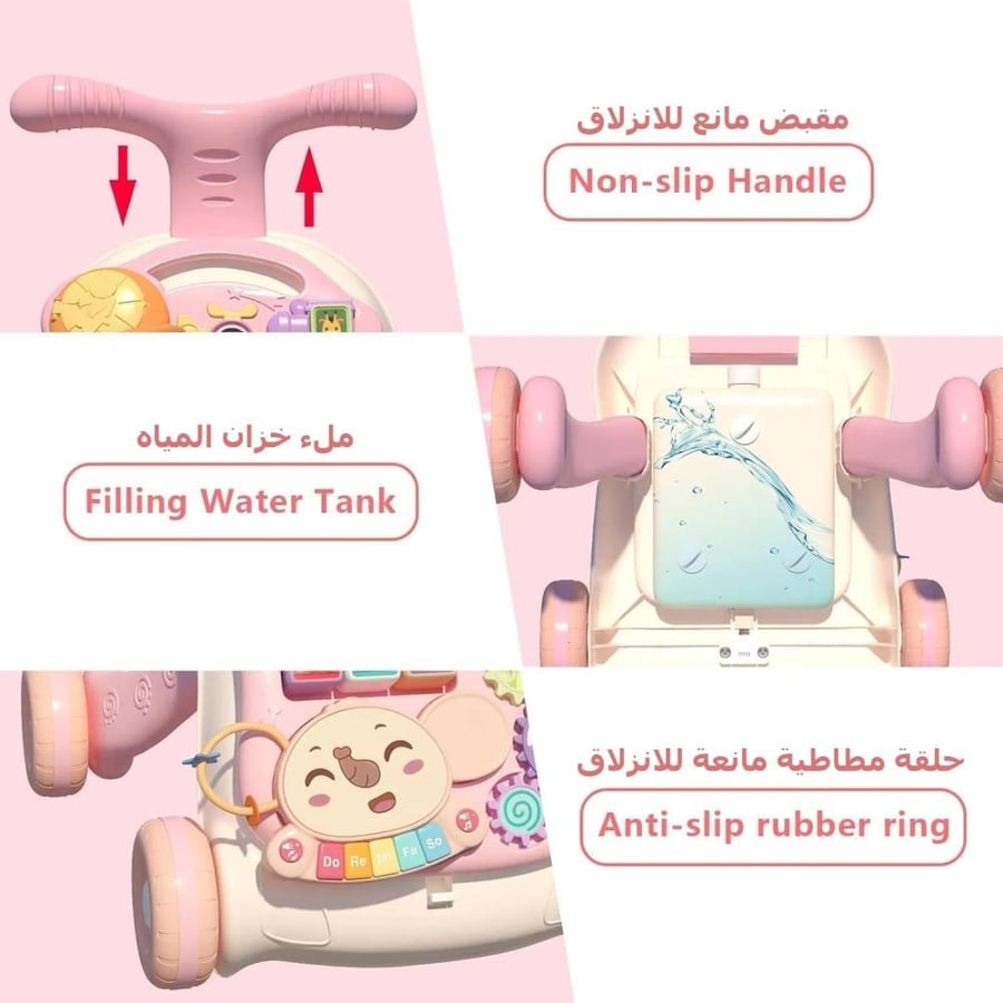مشاية ومركز أنشطة للأطفال XICEN 3 في 1