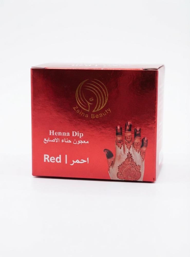 معجون حناء الأصابع احمر