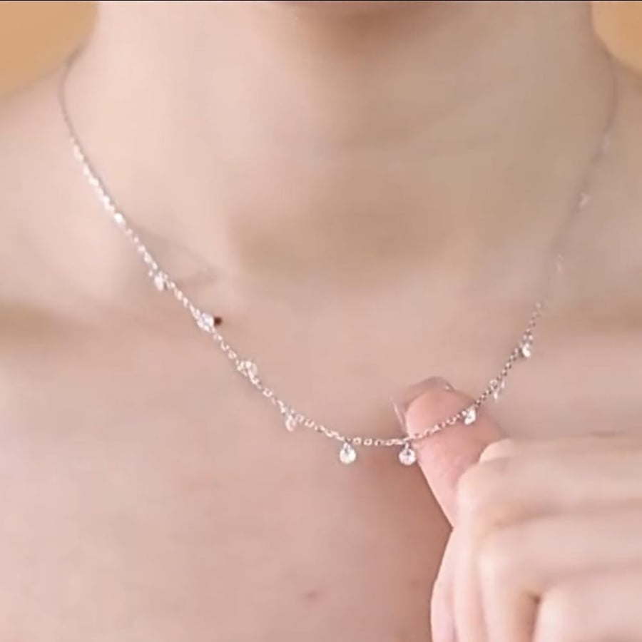 سلسال ناعم ولامع فضة عيار 925