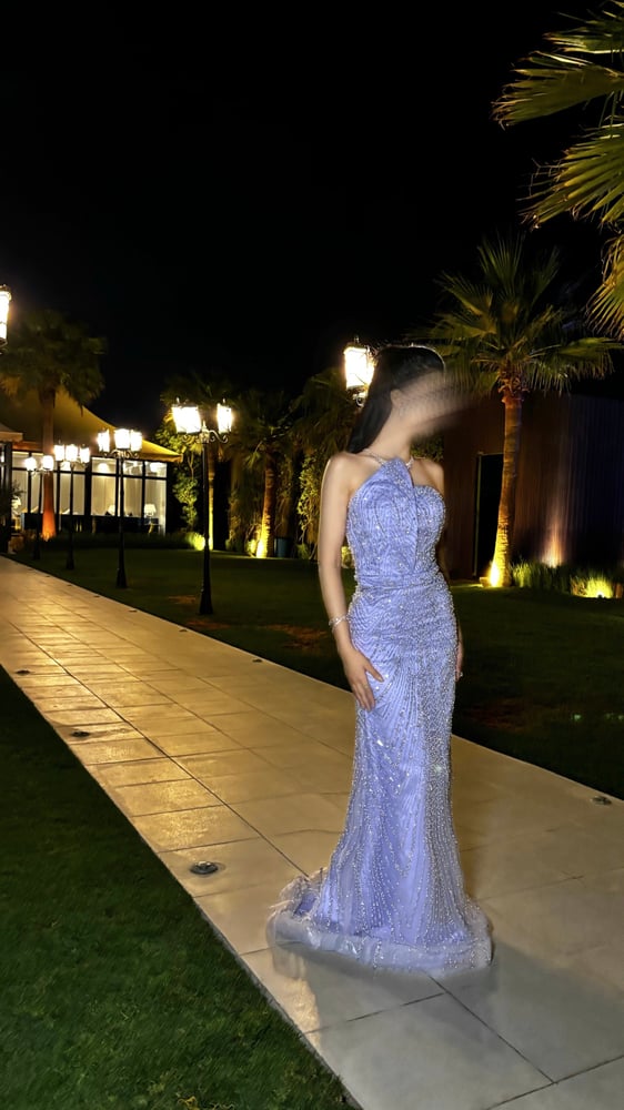 Elegant purple dress #05