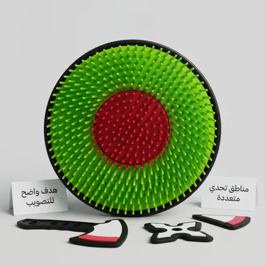 مجموعة ألعاب تشنغجي 3 في 1 لرمي الأهداف