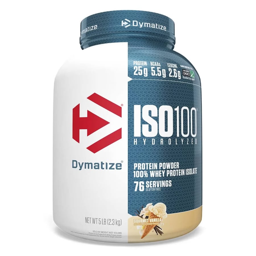 دايماتايز ISO100 واي بروتين آيزوليت هيدرولايزد – الفانيلا – 5 باوند