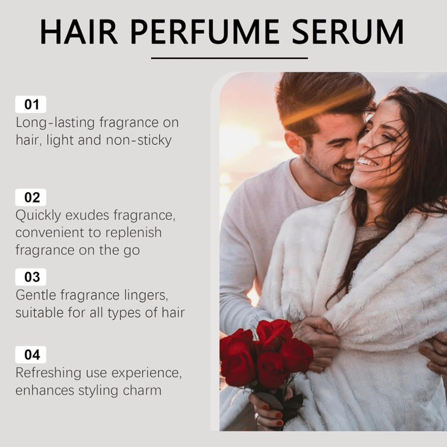 عطر شعر للنساء، رذاذ عطر خفيف الوزن يدوم طويلًا في الصيف، تركيبة سيروم مرطب 3:7 خالية من الكحول، بخاخ شعر برائحة زيت الأرغان مع الكيراتين والإيلاستين من نجيب
