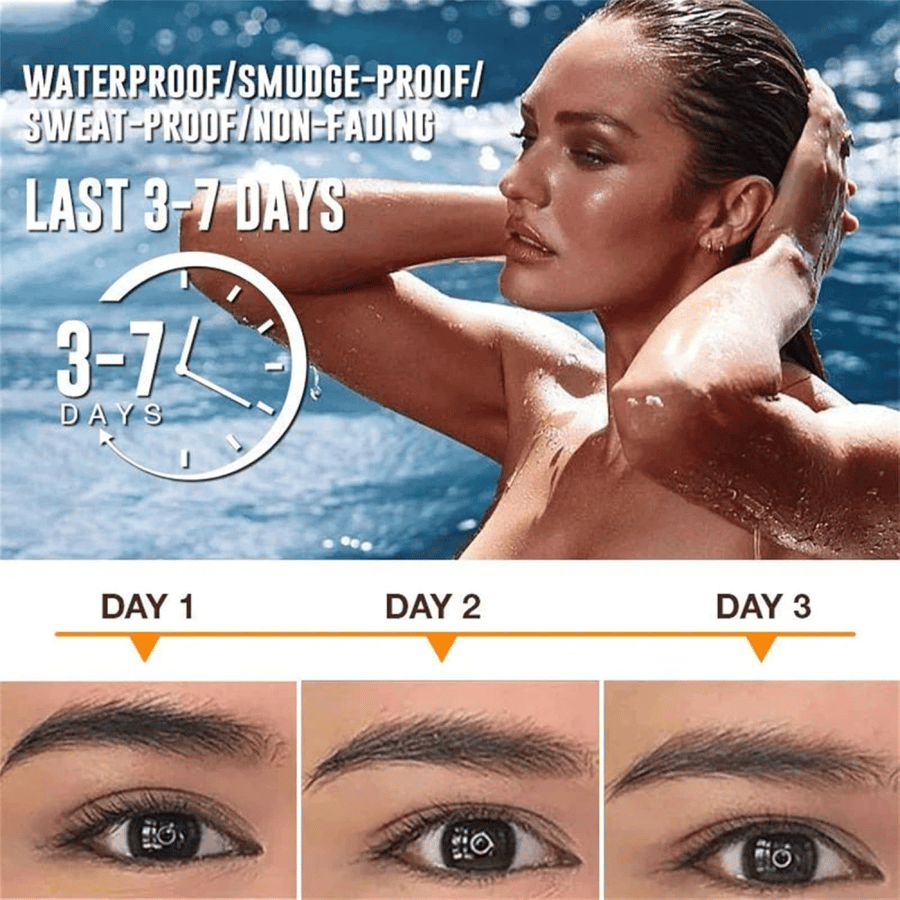 X spring Eyebrow Gel, Peel Off Eyebrow Gel Set with Two Formulas, Quick Drying Brow Tint for Natural Looking Arches, Perfect for Beginners and Professional Makeup Artists Alike