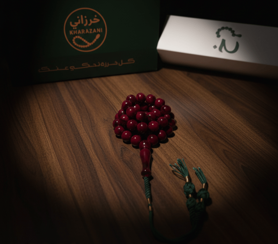 سندلس توتي بكركوشة ، حجم الخرز: ١١ ملي ، نوع القصه: دائري ، عدد الخرز: ٤٥