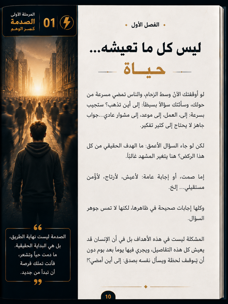 كتاب لا تمضِ هكذا | النسخة الورقية