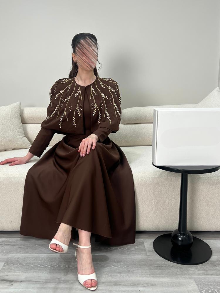 فستان شيخه قطعتين