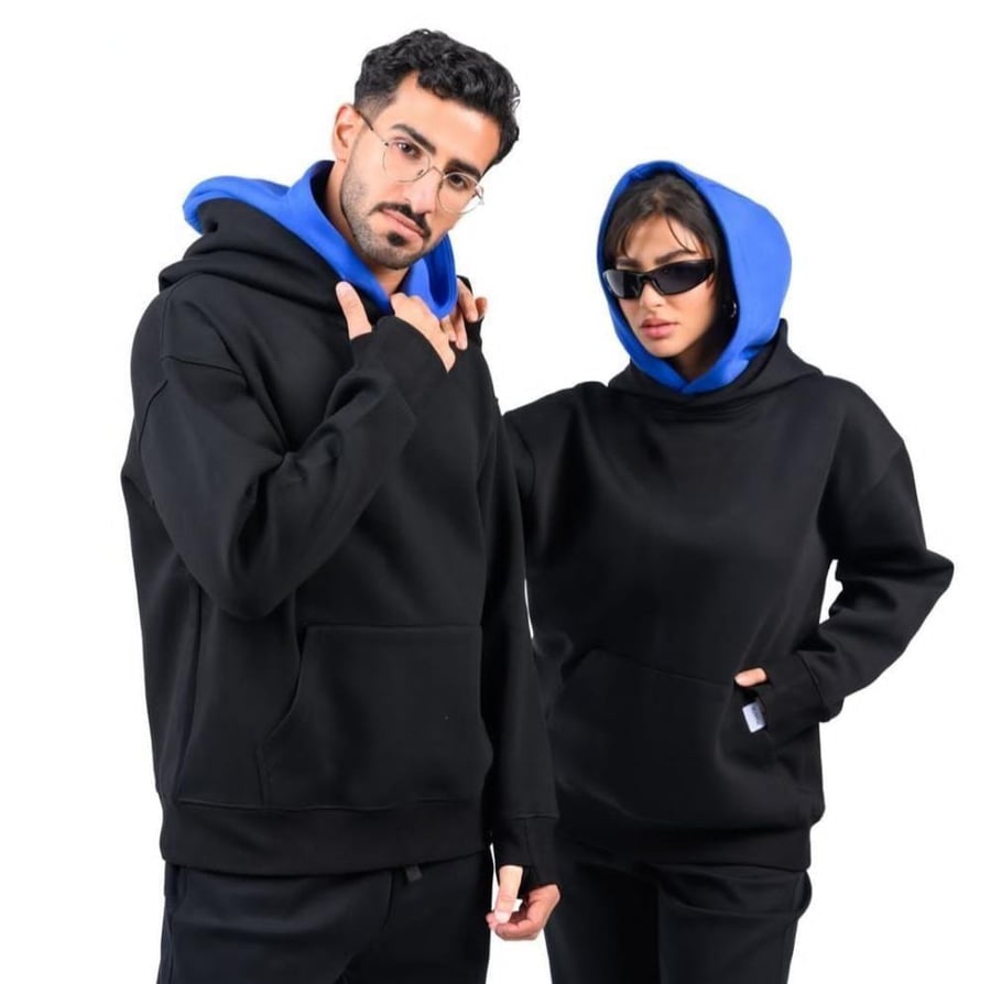 هودي دبل كاب مع فتحة الاصباع