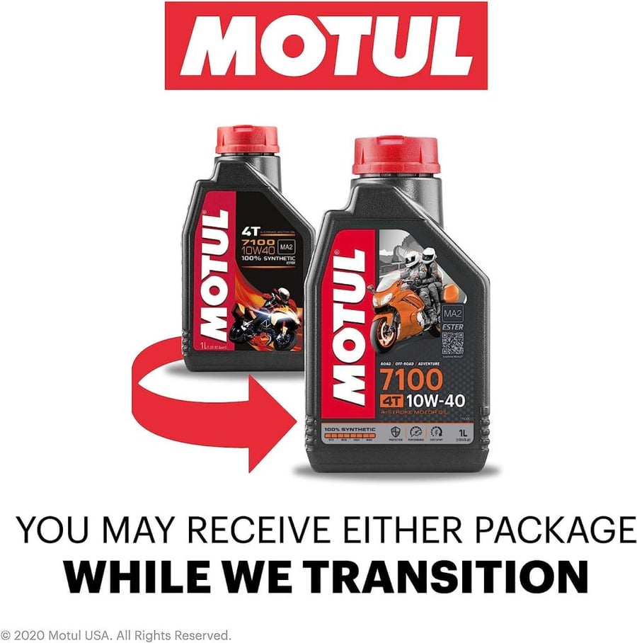 موتول زيت للدراجات | MOTUL | 1L| 7100 | 4T 10W40