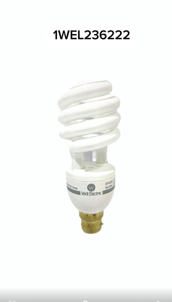 لمبة ايسكريم WEL  23w 220v B22 WW