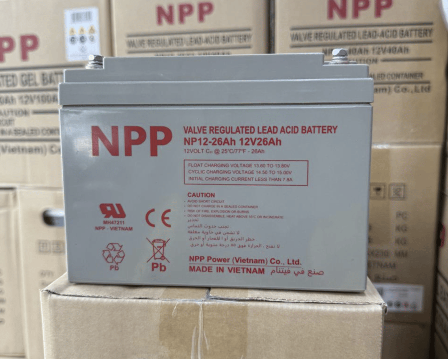 بطاريه NPP جل 12 فولت 26 امبير فيتنامي
