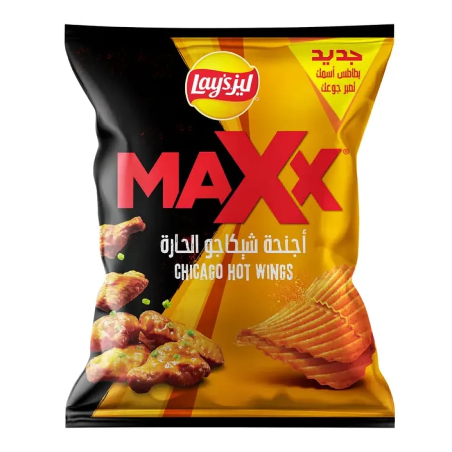 ليز ماكس أجنحة حارة حجم عائلي 155 جم
