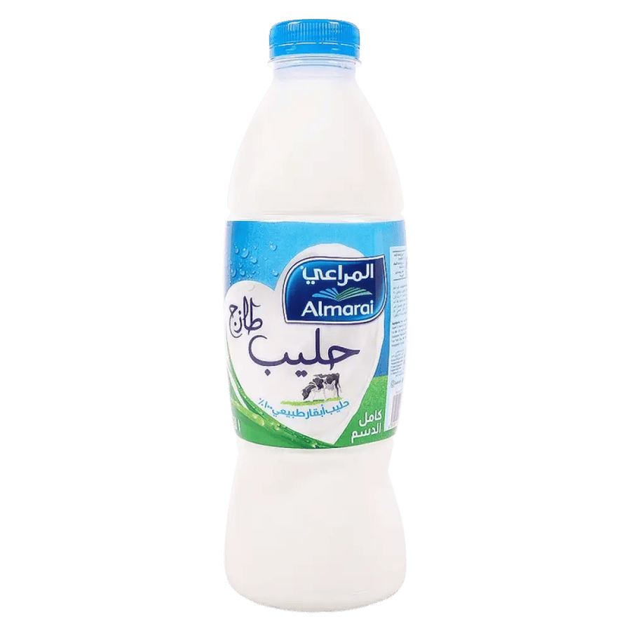 المراعي حليب طازج كامل الدسم 1 لتر