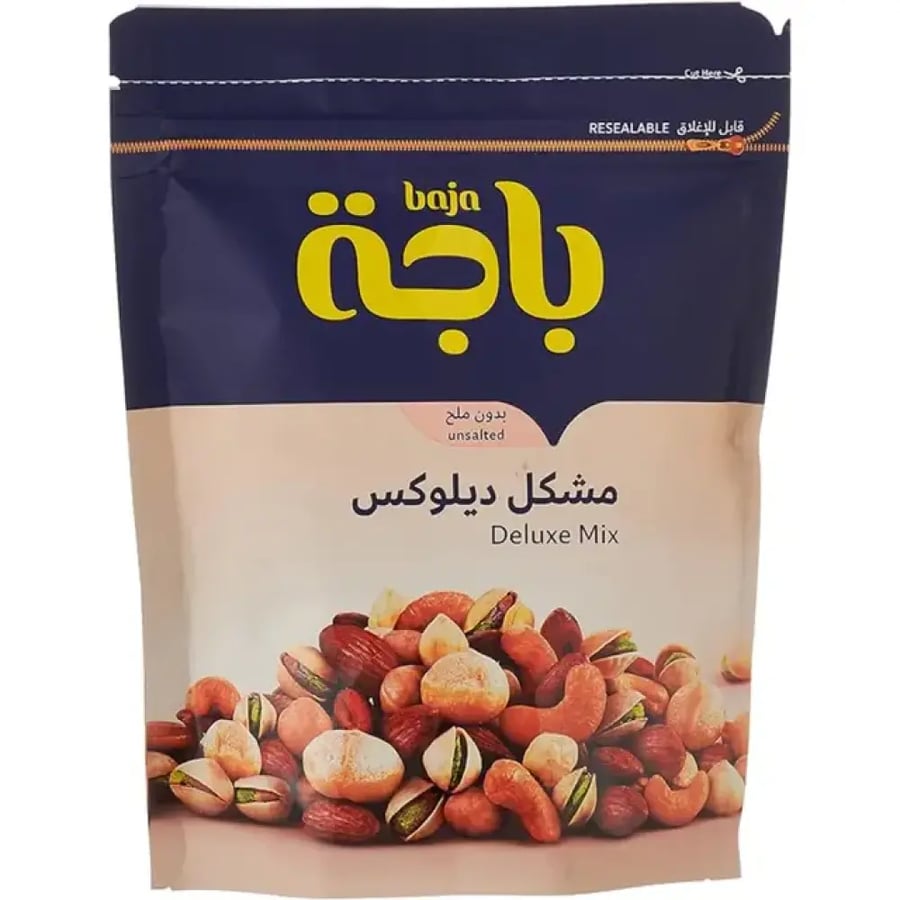 باجة مكسرات مشكلة بدون ملح 120 جرام