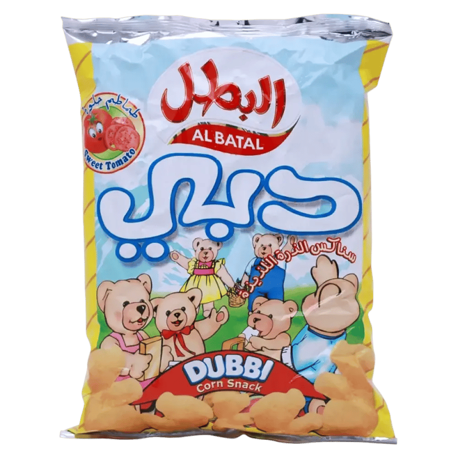 البطل دبي سناك ذرة بالطماطم الحلوة 100 جم