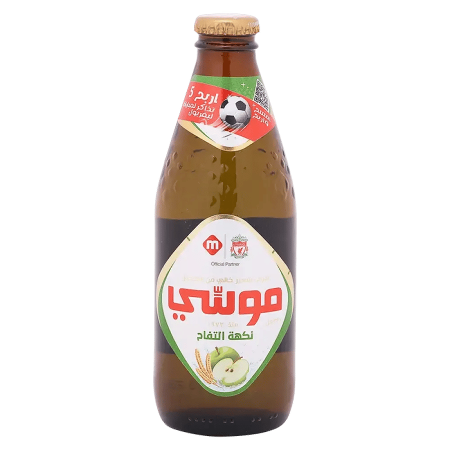 موسي شراب الشعير بالتفاح 330 مل