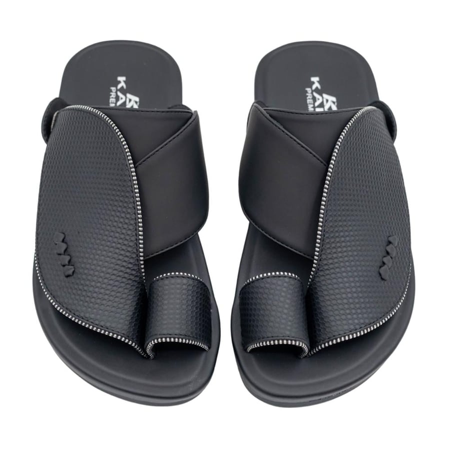 Men's comfortable black oriental shoes