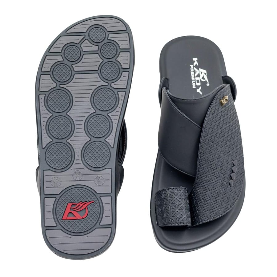 Men's comfortable black oriental shoes
