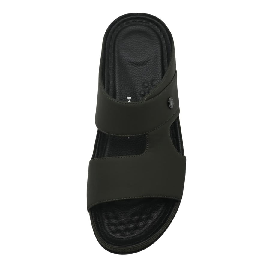 حذاء رجالي خليجي مريح زيتي