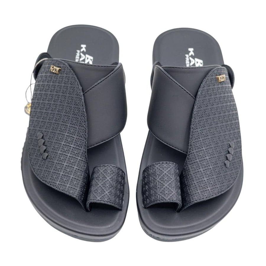 Men's comfortable black oriental shoes