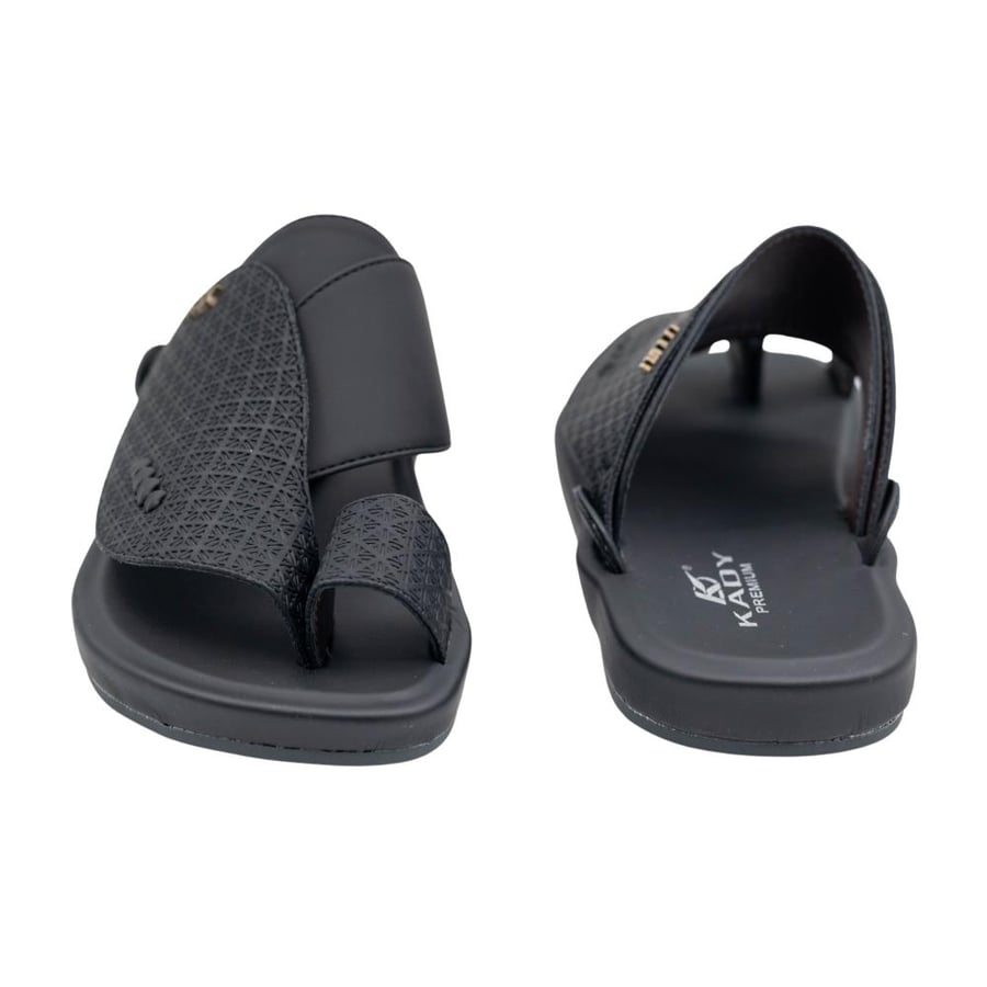 Men's comfortable black oriental shoes