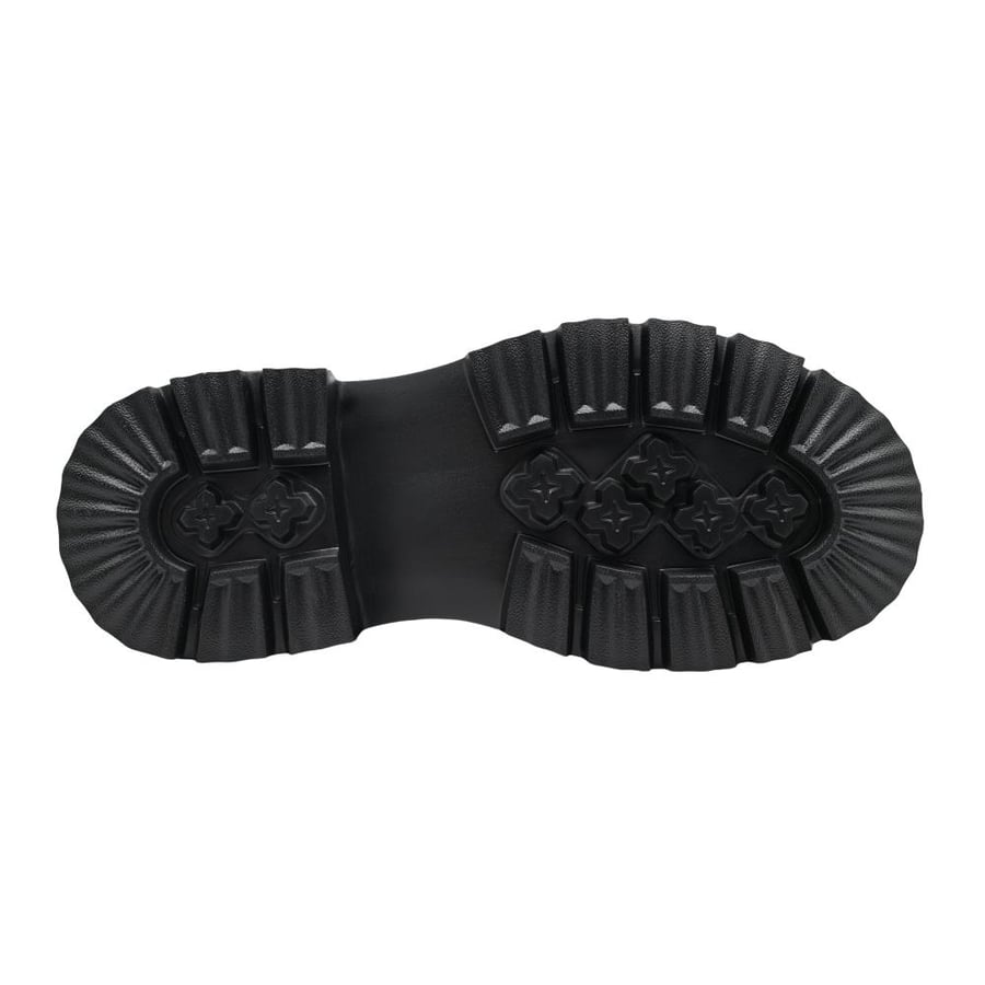 جزمة لوفر لماع FOOTSTEPS رجالي نعل سميك