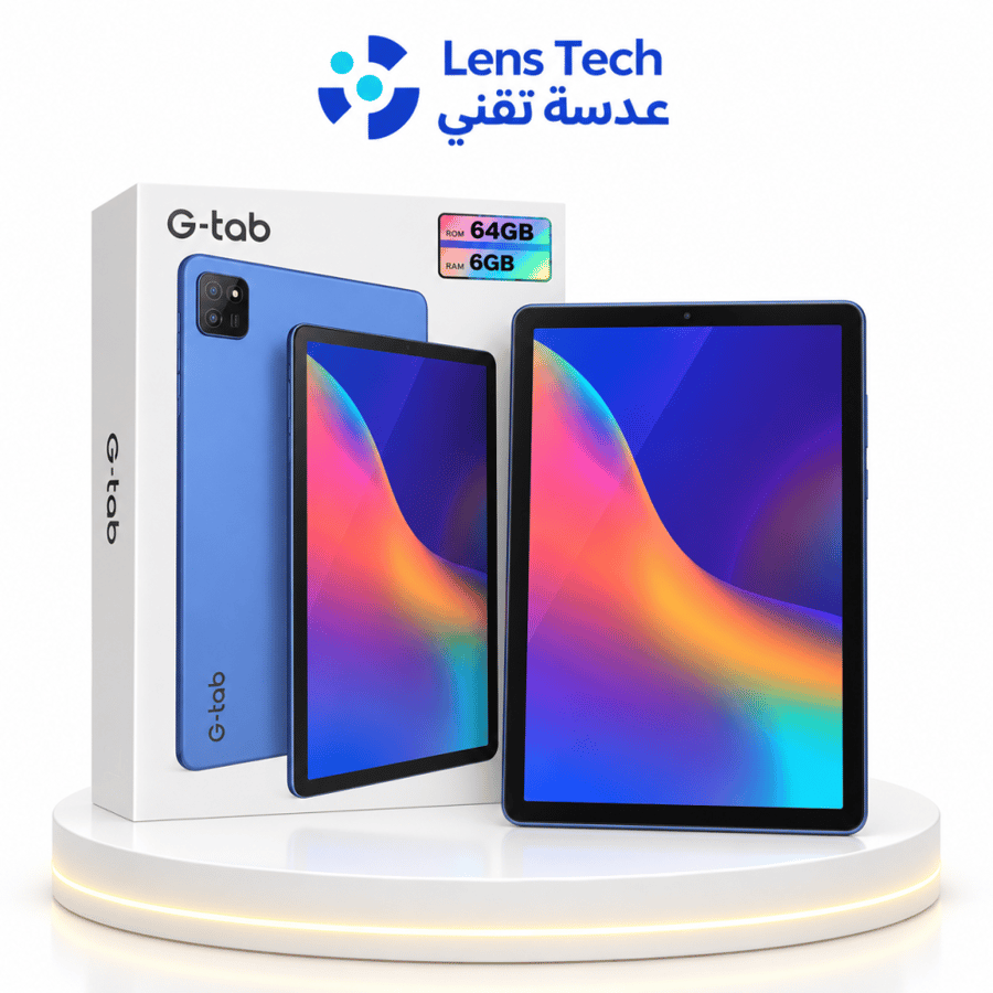 تابلت G-Tab T9 5G – ذاكرة 64GB ورام 3GB باللون الرمادي ⚡