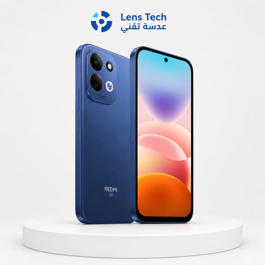 جوال ريدمي 17 5G رام 6+6 جيجابايت سعة 256 جيجابايت + هدية Redmi Buds 6 Play , اللون أزرق
