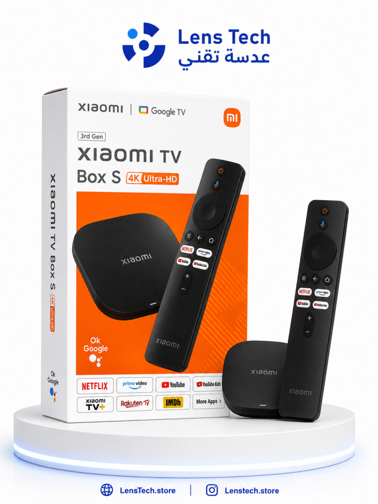 جهاز شاومي تي في بوكس ​​S الجيل الثالث 4K 32 جيجابايت واي فاي