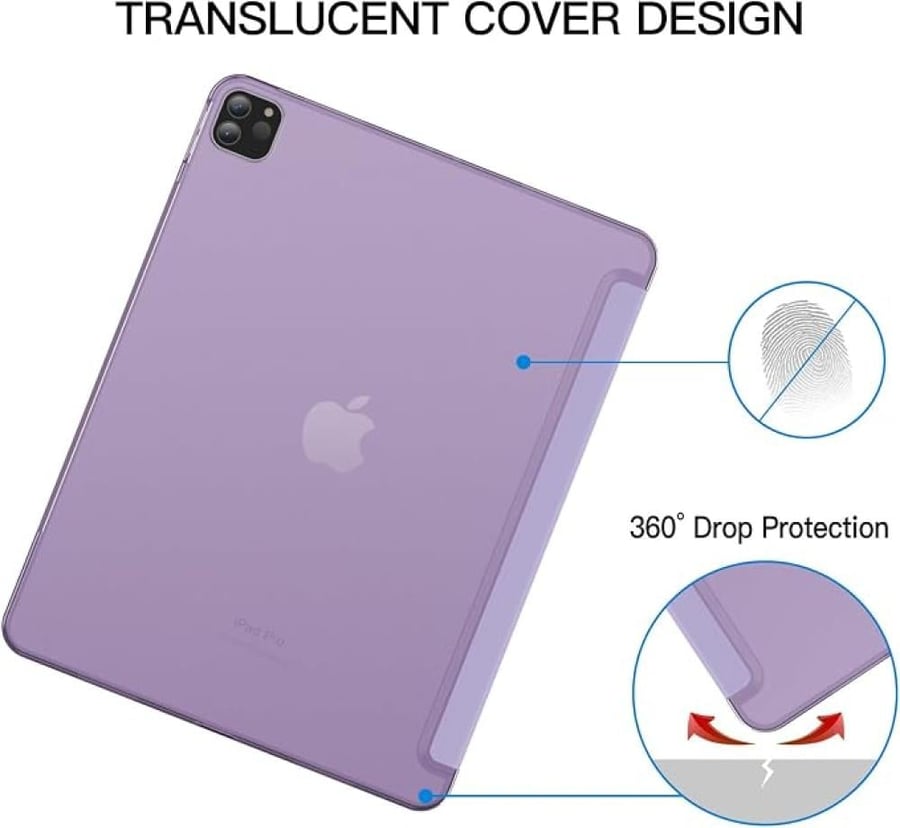 حافظة حماية iPad Pro 12.9 – متعددة الزوايا ومتوافقة مع إصدارات 2018/2020/2021 ️