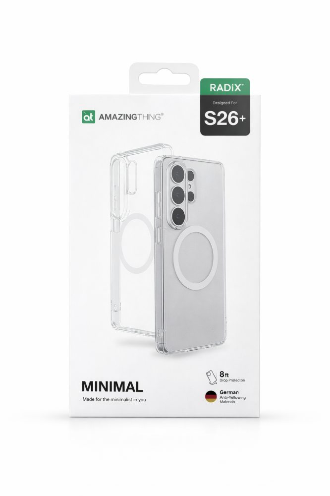 كفر شفاف Minimal مع MagSafe لسامسونج S26+