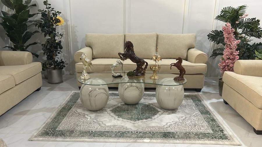 طقم طاولات رخام صناعي