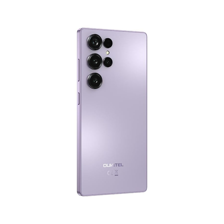 Oukitel Mobile C66 dual SIM with 8+16 GB RAM and 256 GB internal storage supports 4G purple color
