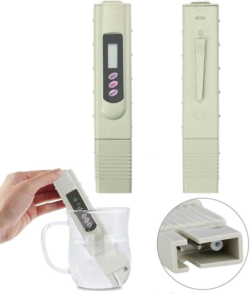 جهاز قياس الأملاح TDS للمياه | مدى 0–9990 PPM