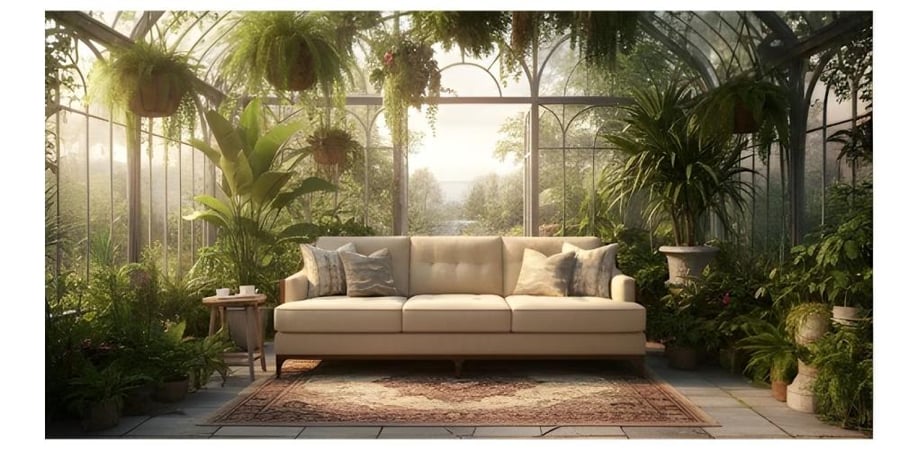 New Classic sofa, elegant model