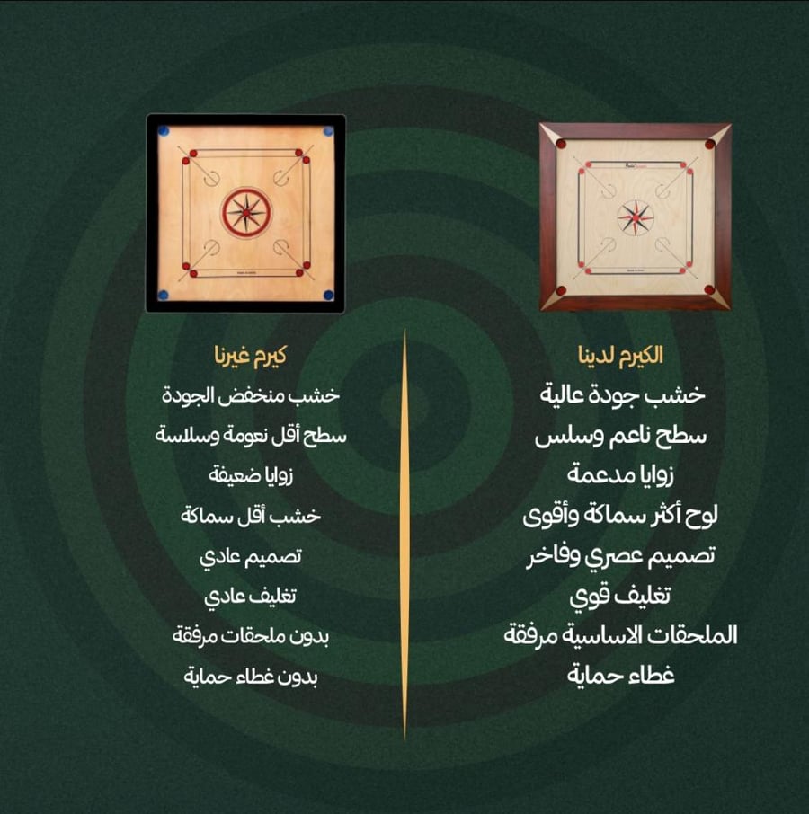 Exclusive Carrom Board – 20 mm