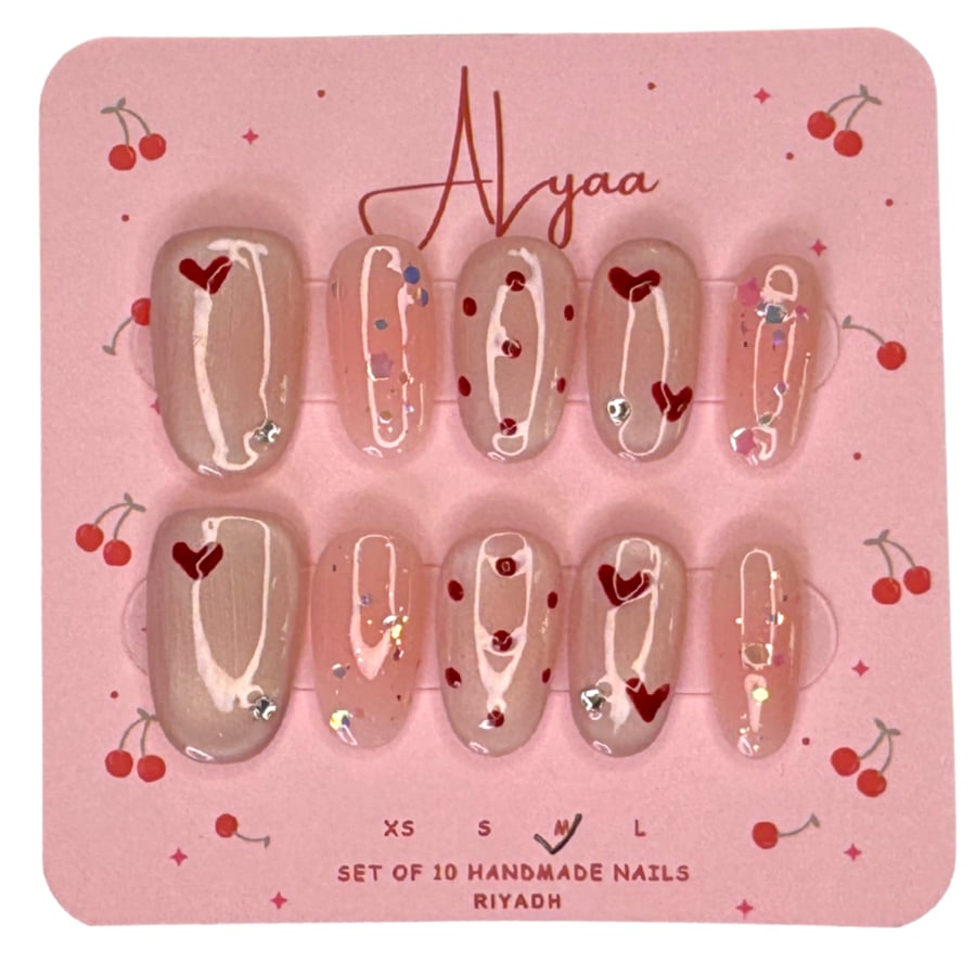 Heart Butterflies - Oval
