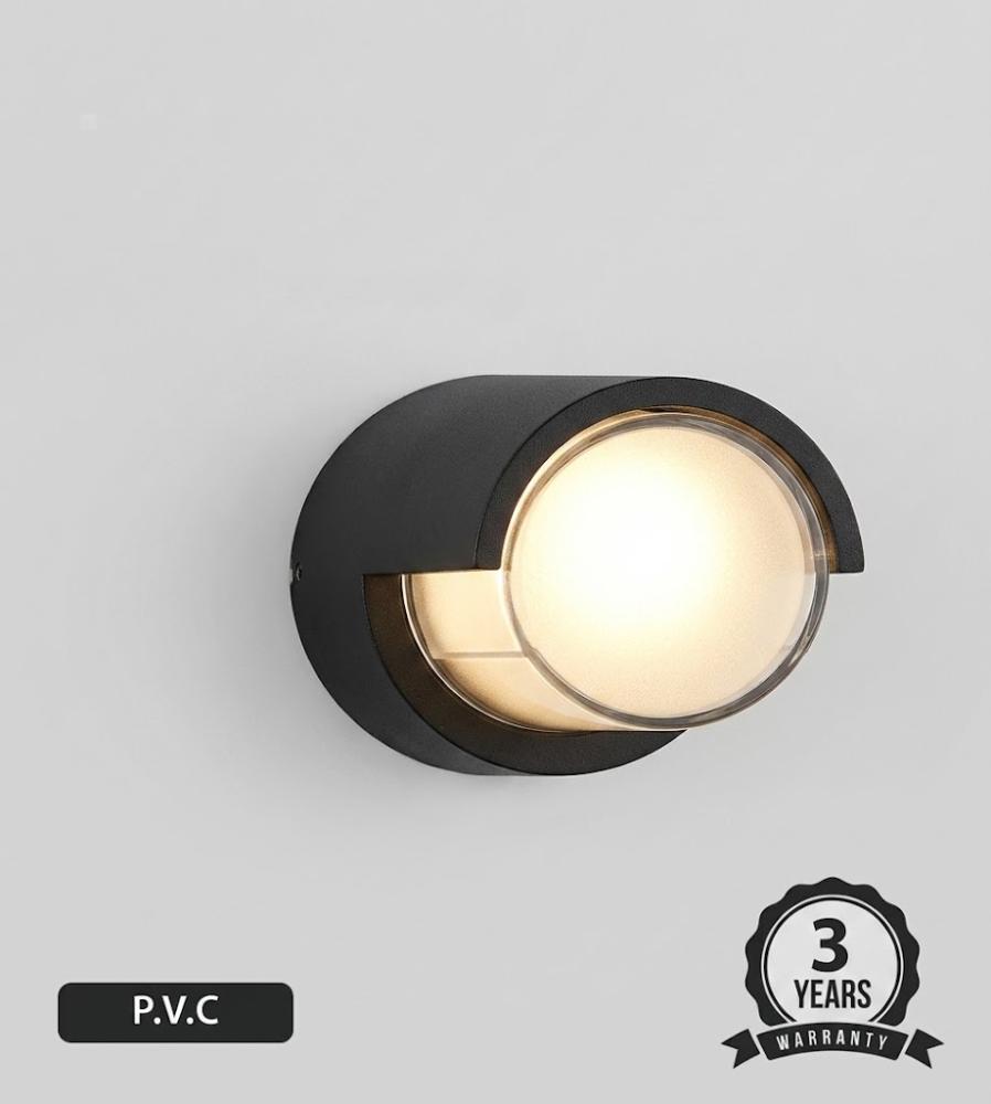 أبليك جداري خارجي نصف دائري LED 12 واط – PG6966-12W