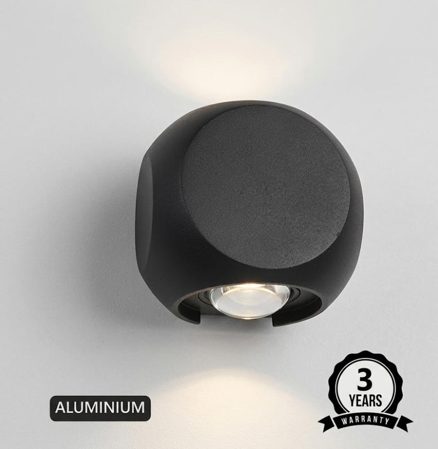 أبليك جداري خارجي كروي صغير LED 2 واط – PG6826